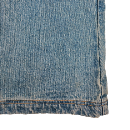 Mud Wash Flared Denim Pants